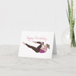Tarjeta de cumpleaños Pilates