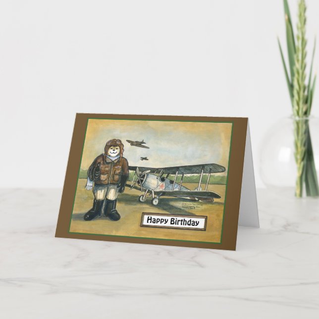 Tarjeta de cumpleaños - Piloto (Anverso)