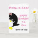 Tarjeta de cumpleaños pingüino para chica joven (Small Plant)