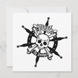Tarjeta de cumpleaños pirata