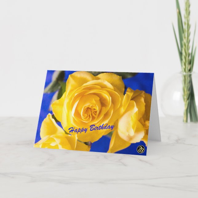 Tarjeta de Cumpleaños Plegable (Anverso)