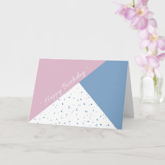 Tarjeta de cumpleaños plegada