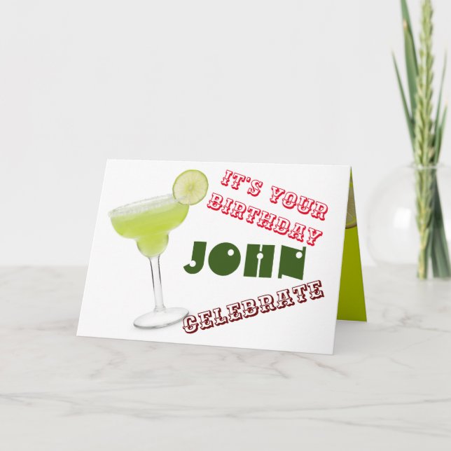 Tarjeta de cumpleaños plegada (Anverso)