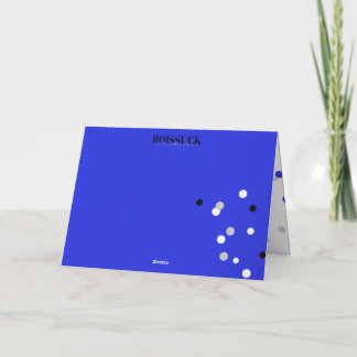 Tarjeta de cumpleaños plegada Zeta Phi Beta