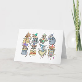 Tarjeta de cumpleaños Pocket Mice