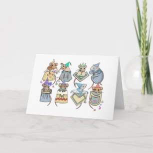 Tarjeta de cumpleaños Pocket Mice