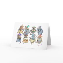Tarjeta de cumpleaños Pocket Mice