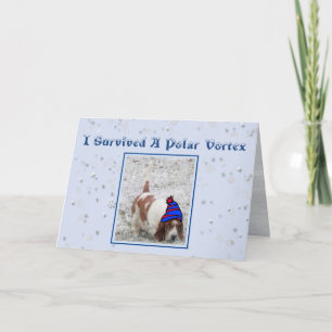Tarjeta de cumpleaños "Polar Vortex" con hebilla d