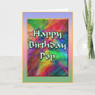 Tarjeta de cumpleaños Pops