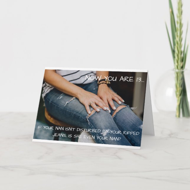 Tarjeta de cumpleaños por adolescencias (Anverso)