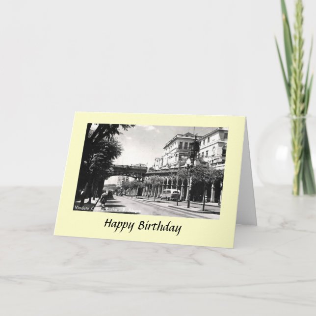 Tarjeta de cumpleaños - Porto Alegre, Brasil (Anverso)