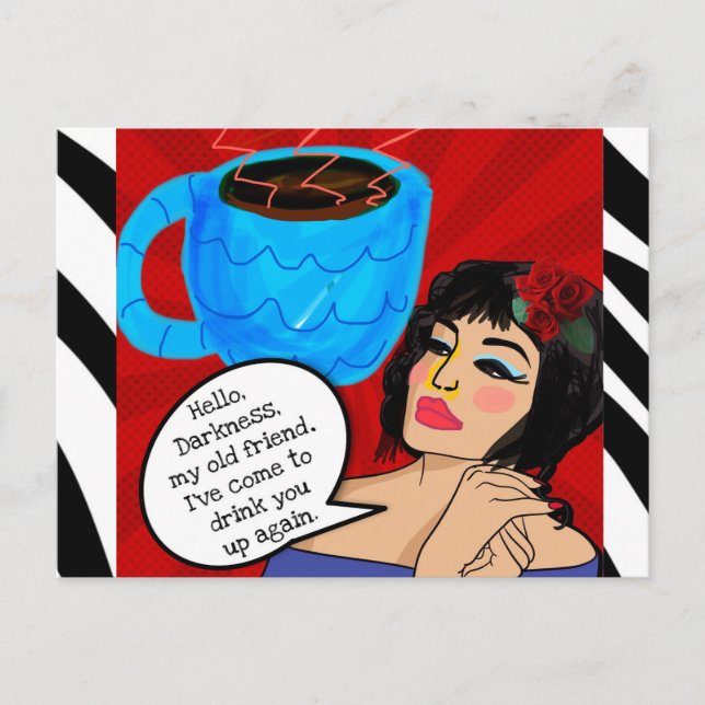 Tarjeta de cumpleaños postal (Anverso)