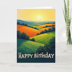 Tarjeta de cumpleaños Prado Floral