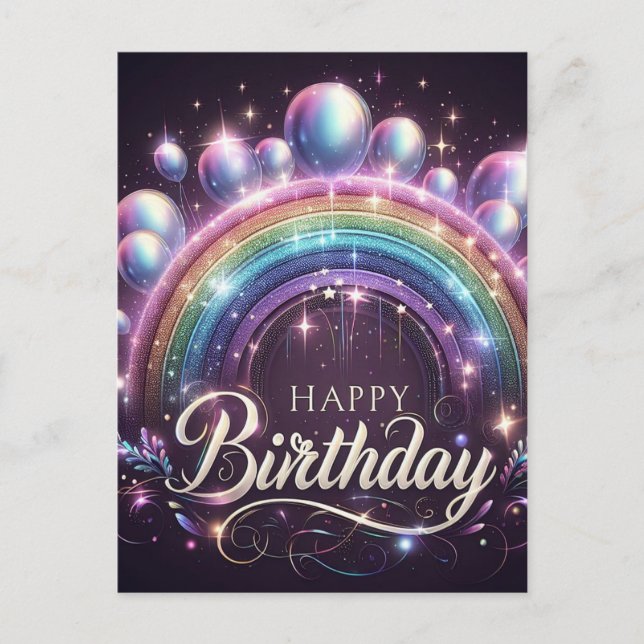 Tarjeta de cumpleaños preciosa (Anverso)