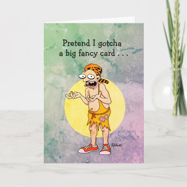 Tarjeta de cumpleaños "Pretendamos" (Anverso)