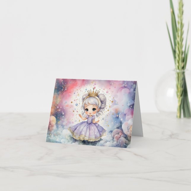 Tarjeta de cumpleaños Princess (Anverso)