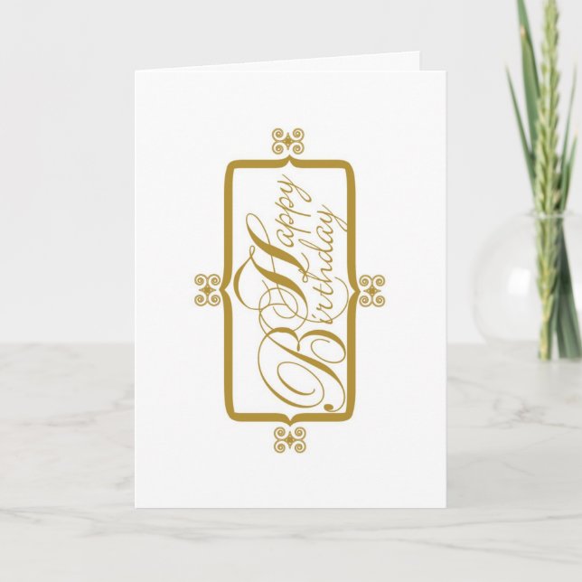 Tarjeta de cumpleaños profesional (Anverso)