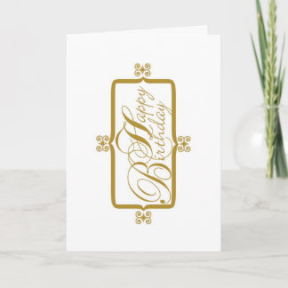 Tarjeta de cumpleaños profesional