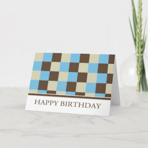 Tarjeta de cumpleaños profesional con plazas Guay 