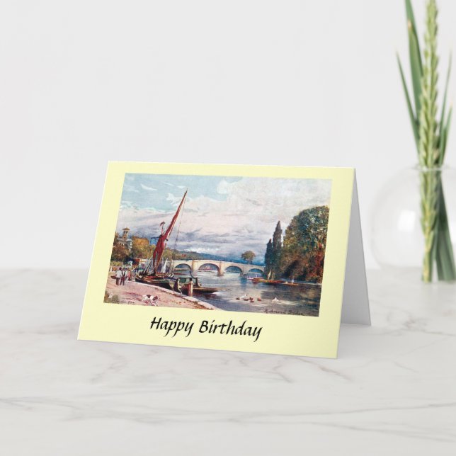 Tarjeta de cumpleaños - Puente Richmond, Richmond, (Anverso)