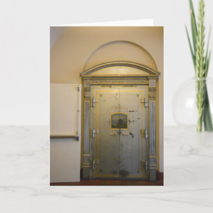 Tarjeta de cumpleaños "Puertas de Hotel Antiguo"