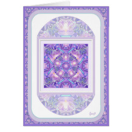 Tarjeta de cumpleaños Purple W1