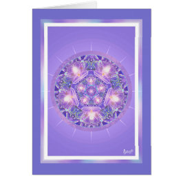 Tarjeta de cumpleaños Purple W1