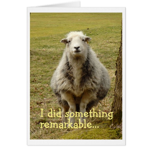 Tarjeta de cumpleaños que recordé (Frente)