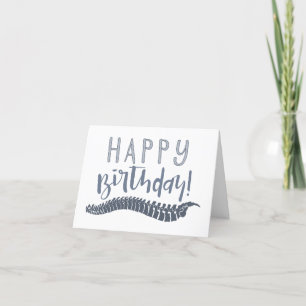 Tarjeta de cumpleaños quiropráctica, quiropráctica