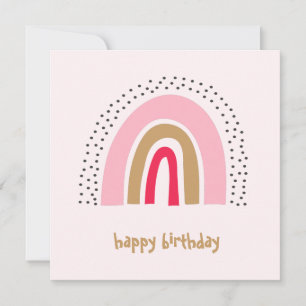 Tarjeta de cumpleaños Rainbow Happy Birday - Tarje