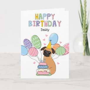 Tarjeta de cumpleaños Red Brussels Griffon Dog