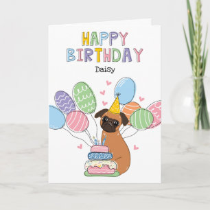 Tarjeta de cumpleaños Red Brussels Griffon Dog