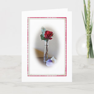 Tarjeta de cumpleaños Red Rose