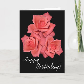 Tarjeta de cumpleaños Red Roses