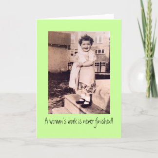 Tarjeta de cumpleaños retrasada