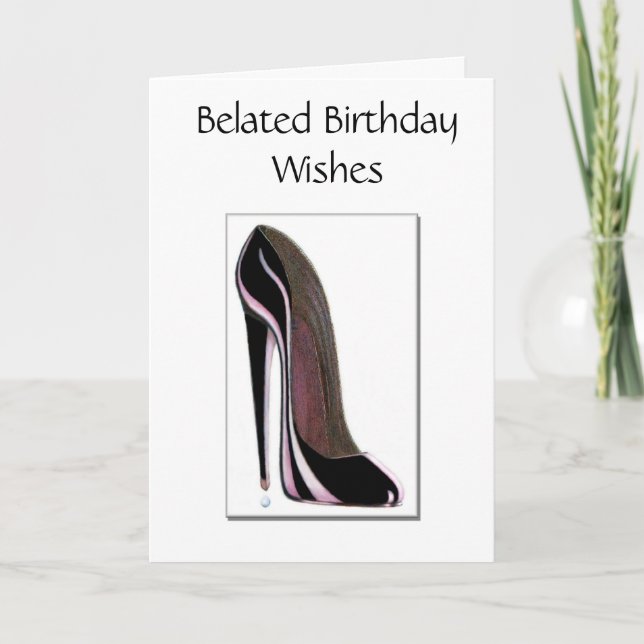 Tarjeta de cumpleaños retrasada (Anverso)