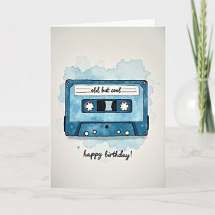 Tarjeta de cumpleaños retro dulce