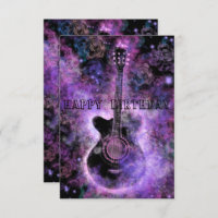 Tarjeta de cumpleaños Rock and Roll