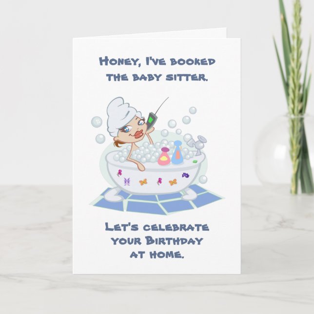 Tarjeta de cumpleaños romántica para él (Anverso)