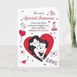 Tarjeta de cumpleaños romántico corazón de amor pa