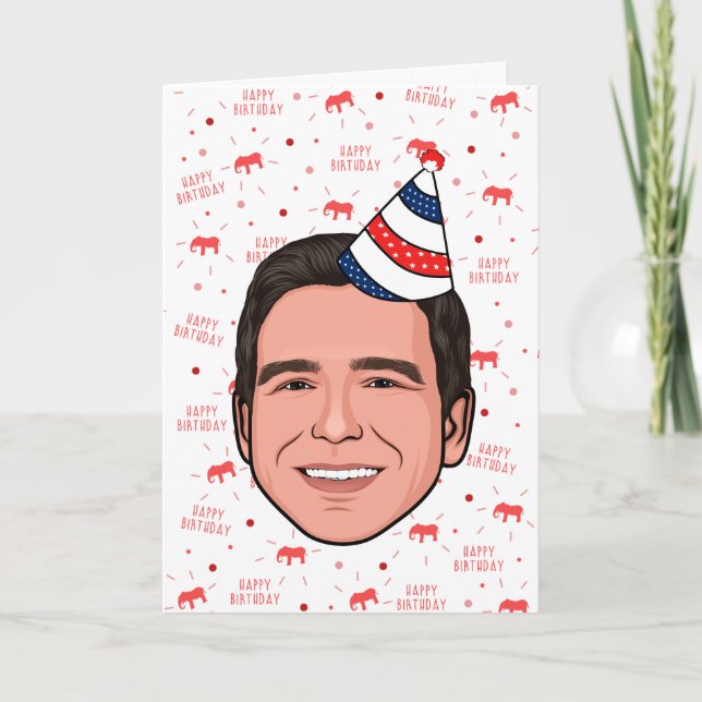 Tarjeta de cumpleaños Ron DeSantis (Anverso)