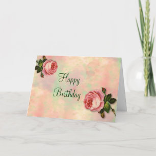 Tarjeta de cumpleaños Rosa de verano