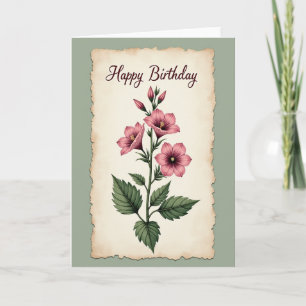 Tarjeta de cumpleaños Rose Blossom