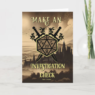 Tarjeta de cumpleaños RPG Happy Birthday Adventure