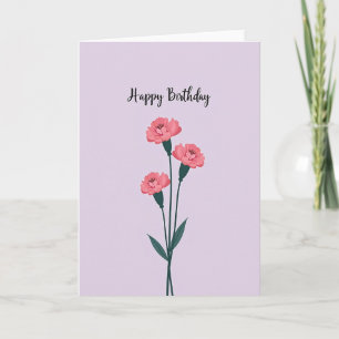 Tarjeta de cumpleaños Ruffled Bloom