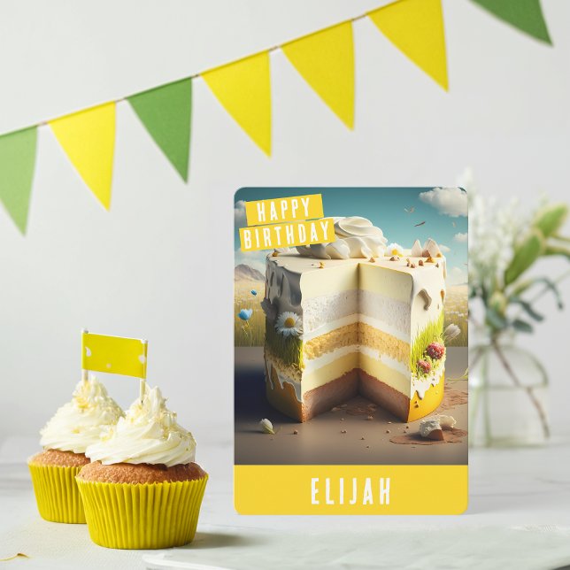 Tarjeta de cumpleaños rústica rural (Subido por el creador)