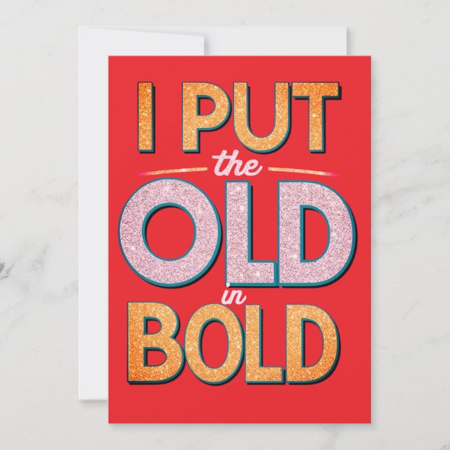 Tarjeta de Cumpleaños Sassy (Anverso)