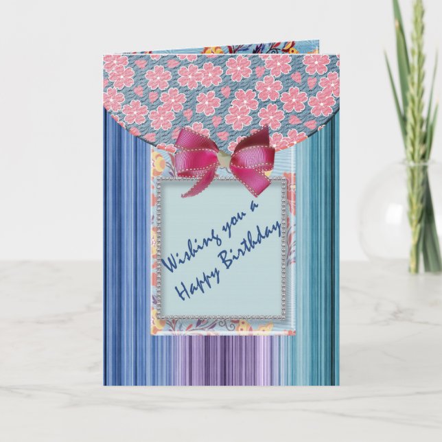 Tarjeta de cumpleaños Scrapbook (Anverso)