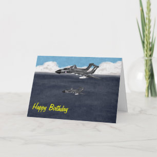Tarjeta de cumpleaños Sea Vixen FAA