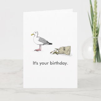 Tarjeta de cumpleaños Seagull | Es tu cumpleaños. 